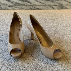 Via Spiga peep-toe platform pumps